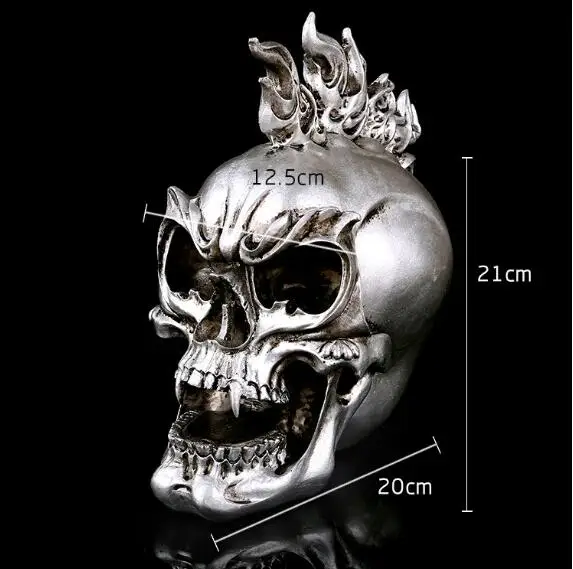 Resin Skull Halloween Ghost office appliances personality fashion gifts resin skull ornaments
Resin Skull Halloween Ghost office appliances personality fashion gifts resin skull ornaments