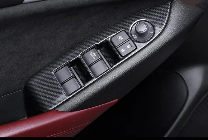 Higher star Carbon fiber black 4pcs Car door internal armrest window switch decoration cover plate For Mazda Cx-3 2015-2018
Higher star Carbon fiber black 4pcs Car door internal armrest window switch decoration cover plate For Mazda Cx-3 2015-2018
