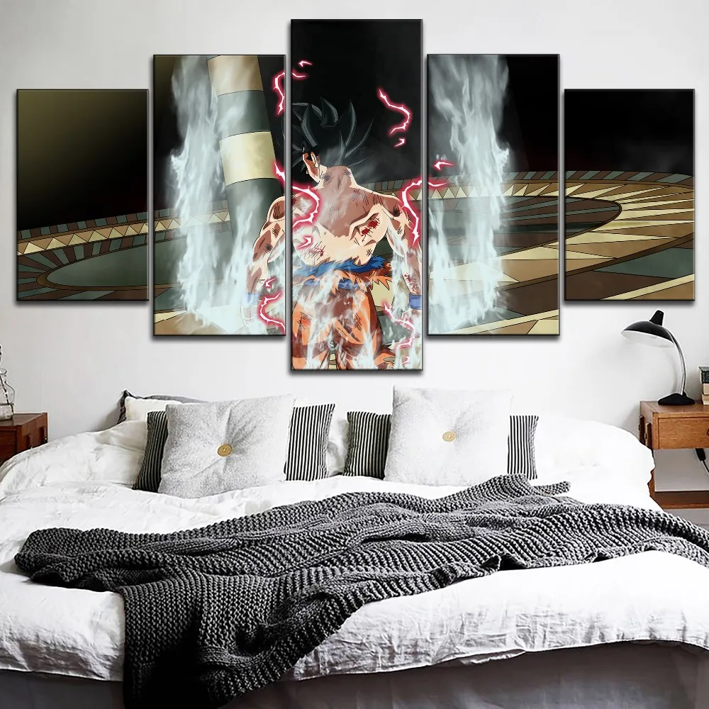 Goku Silhouette Painting 5 Piece Modular Style Picture Modern Canvas Print Type Anime Dragon Ball Super Poster Wall Decorative
Goku Silhouette Painting 5 Piece Modular Style Picture Modern Canvas Print Type Anime Dragon Ball Super Poster Wall Decorative