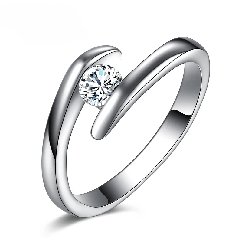 JEXXI Simple Design Cubic Zirconia Women/Girls 925 Sterling Silver Rings Wedding Anniversary Fashion Party Jewelry Wholesale
JEXXI Simple Design Cubic Zirconia Women/Girls 925 Sterling Silver Rings Wedding Anniversary Fashion Party Jewelry Wholesale