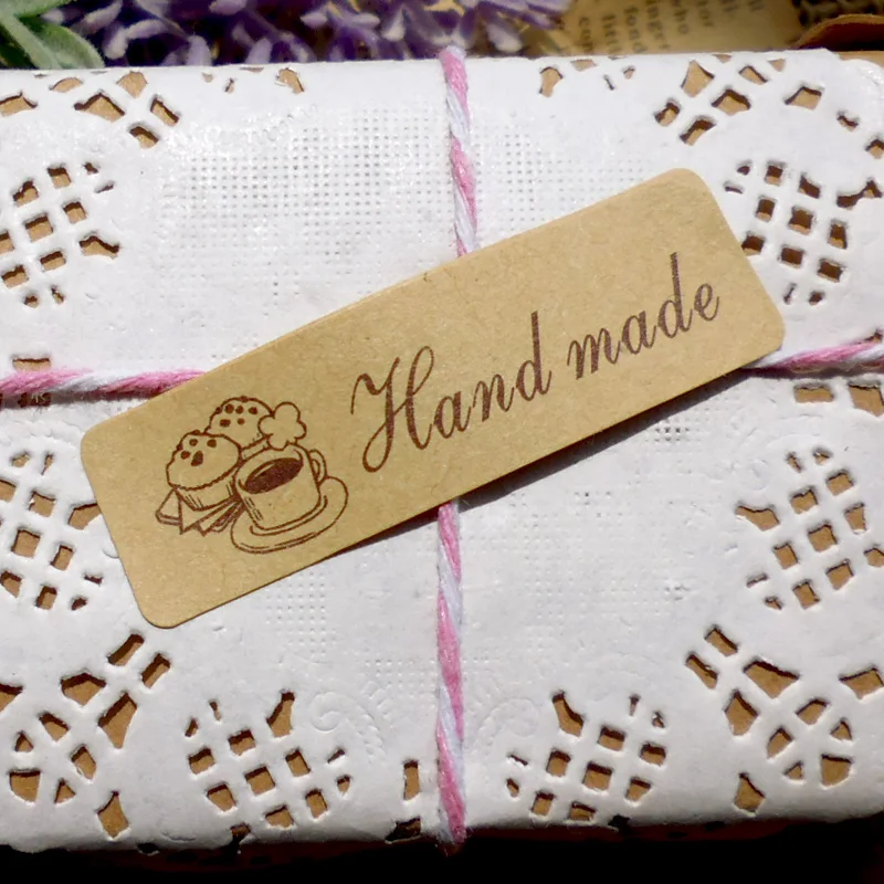 100PCS Hand Made Paper Sticker Labels Cake Coffee Design Gift Sealing Stickers for Wedding Seals Party Christmas Deco
100PCS Hand Made Paper Sticker Labels Cake Coffee Design Gift Sealing Stickers for Wedding Seals Party Christmas Deco