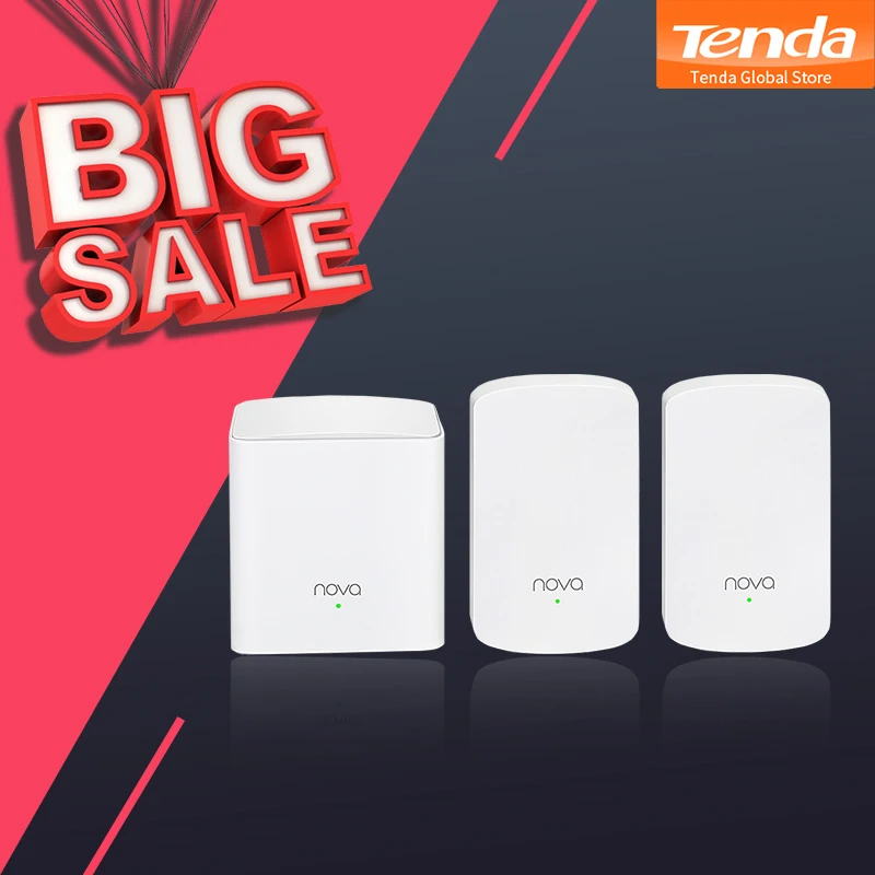 Tenda Nova MW5 AC1200 2.4Ghz/5Ghz Wireless Wifi Router Wi-Fi Bridge Mesh Wifi System with APP Remote Manage, Plug and play
Tenda Nova MW5 AC1200 2.4Ghz/5Ghz Wireless Wifi Router Wi-Fi Bridge Mesh Wifi System with APP Remote Manage, Plug and play
