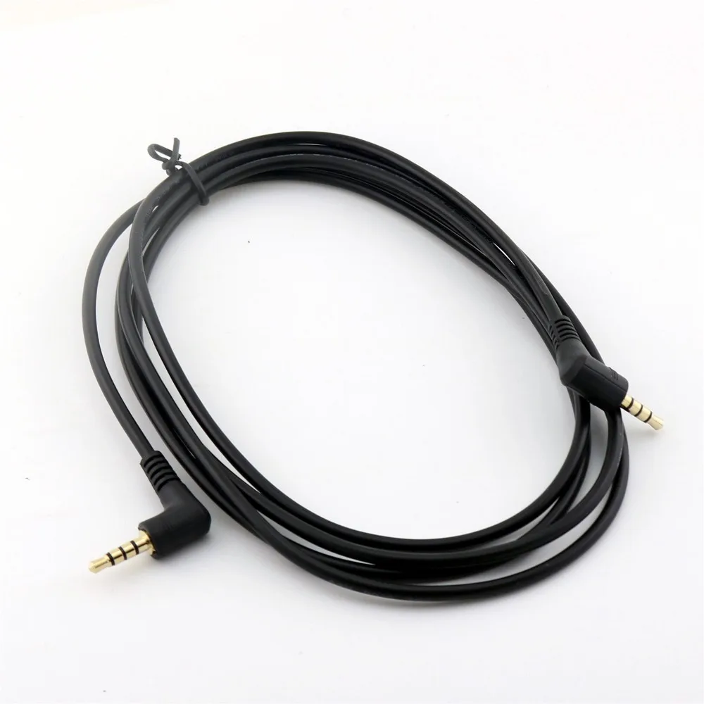 1x 1.8m/6ft Gold Plated Stereo 3.5mm 4 Pole Right Angle Male to Male Plug M/M Extension Audio Cable Cord Black
1x 1.8m/6ft Gold Plated Stereo 3.5mm 4 Pole Right Angle Male to Male Plug M/M Extension Audio Cable Cord Black
