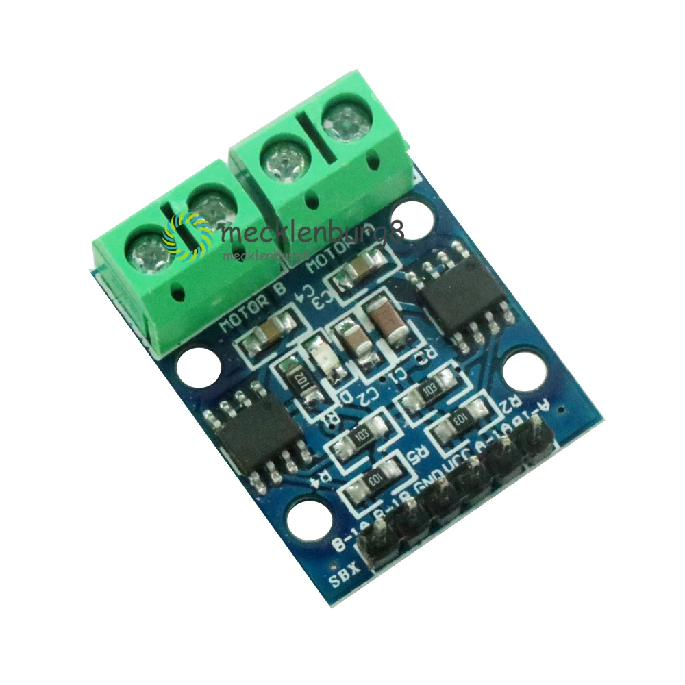 Модуль платы управления шаговым двигателем L9110S L9110 H-Bridge L9110S для Arduino
Модуль платы управления шаговым двигателем L9110S L9110 H-Bridge L9110S для Arduino