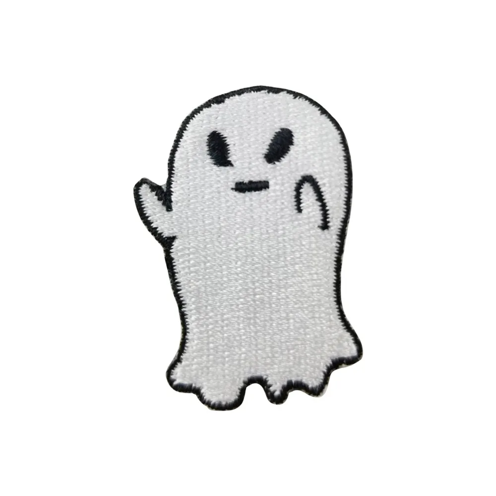 White Ghost Cartoon Patch Motorcycle Embroidered Iron On Patch White Twill Fabric Front Jacket DIY Patches Free Shipping
White Ghost Cartoon Patch Motorcycle Embroidered Iron On Patch White Twill Fabric Front Jacket DIY Patches Free Shipping
