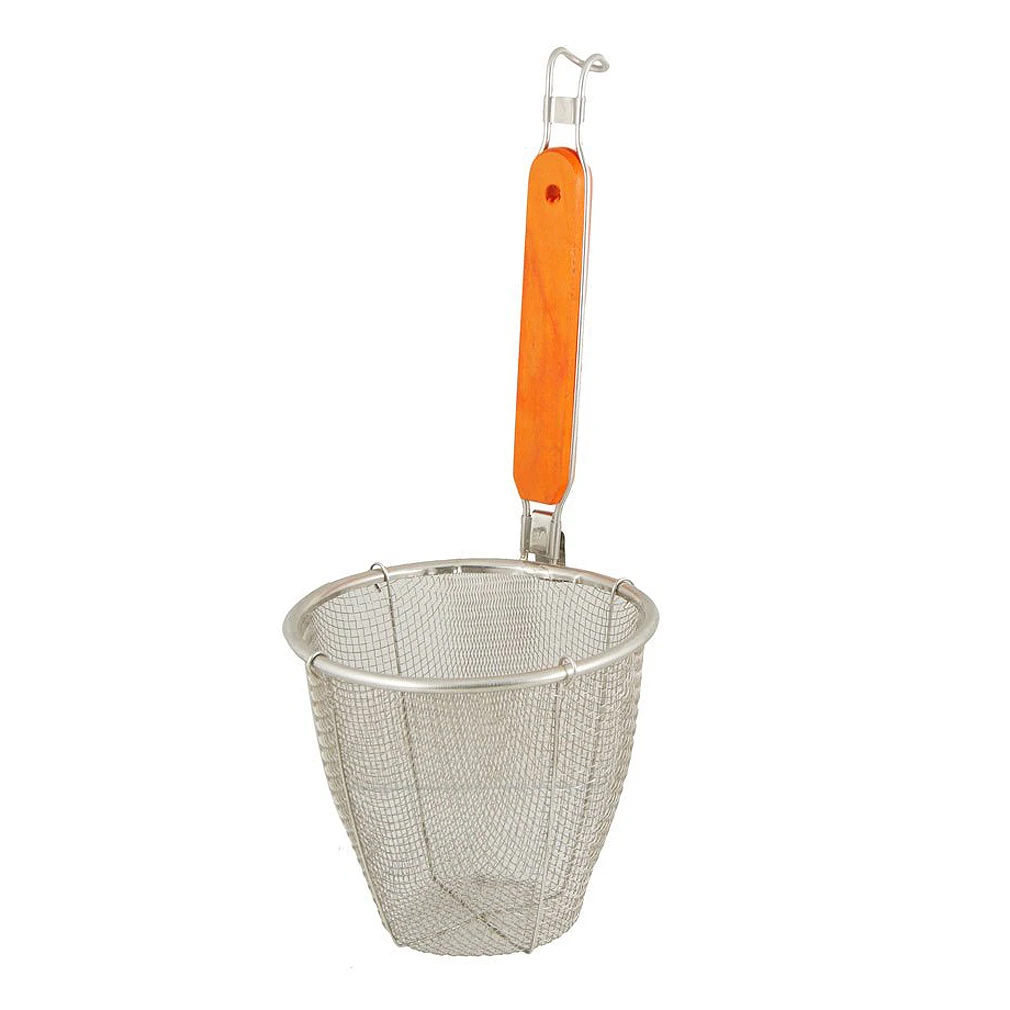 Practical Wooden Handle Stainless Steel Kitchen Ware Dumplings Noodles Mesh Strainer 5.3" x 4.9"
Practical Wooden Handle Stainless Steel Kitchen Ware Dumplings Noodles Mesh Strainer 5.3" x 4.9"