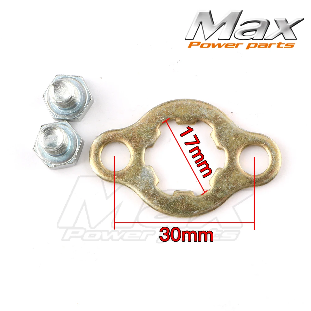 30MM 34MM Sprockets Washer Holder Front Sprocket Lock Locking Plate Retainer for CG CB CM125 150 CBF YBR locking tab gear
30MM 34MM Sprockets Washer Holder Front Sprocket Lock Locking Plate Retainer for CG CB CM125 150 CBF YBR locking tab gear