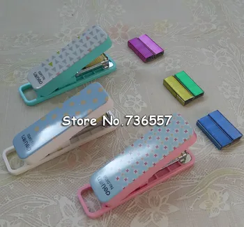 6 set/Lot New Cute pattern color staple set Geometric Mini stapler grampeador papelaria office school supplies aparador de livro
6 set/Lot New Cute pattern color staple set Geometric Mini stapler grampeador papelaria office school supplies aparador de livro