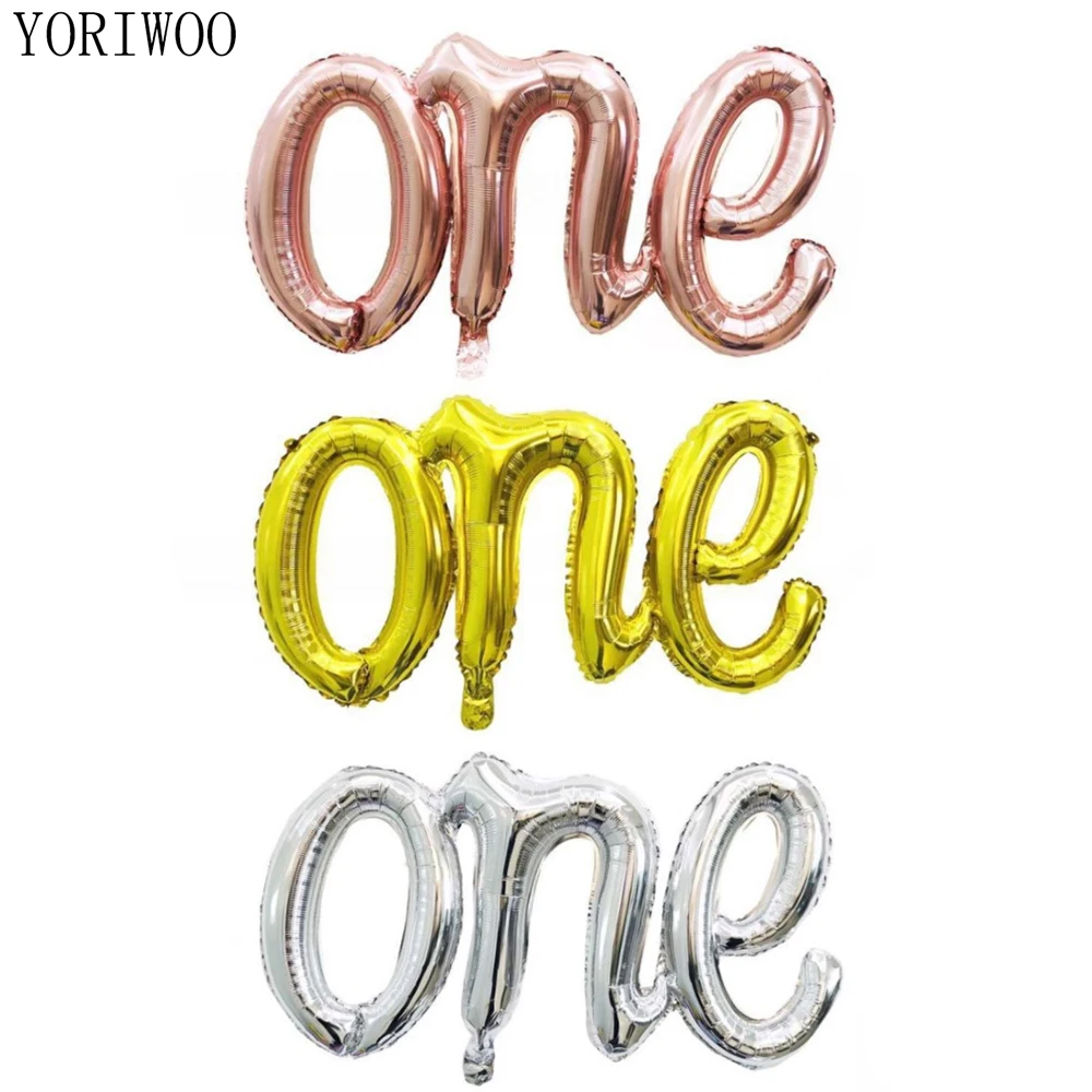 YORIWOO Foil Letter Balloons One Baby Shower Boy Its A Girl Baloon Babyshower My First Happy 1st Birthday Party Decorations Kids
YORIWOO Foil Letter Balloons One Baby Shower Boy Its A Girl Baloon Babyshower My First Happy 1st Birthday Party Decorations Kids