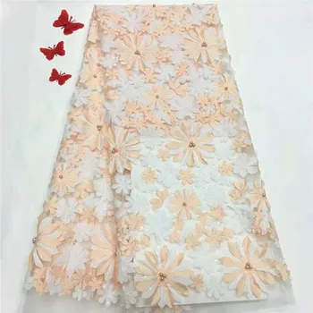2018 High Quality African Lace Fabric 3D Flowers With Beaded Tulle Lace Fabric New Design Nigerian Tulle Lace Fabric H1253
2018 High Quality African Lace Fabric 3D Flowers With Beaded Tulle Lace Fabric New Design Nigerian Tulle Lace Fabric H1253