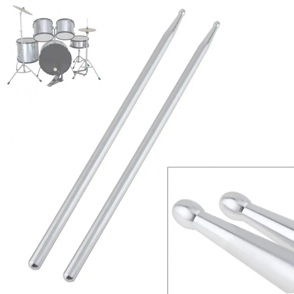 Durable 5A Aluminium Alloy Drum Sticks for Jazz Drum and Dumb Drum Pad Practicing Strength Endurance Exercises
Durable 5A Aluminium Alloy Drum Sticks for Jazz Drum and Dumb Drum Pad Practicing Strength Endurance Exercises