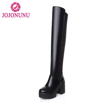 FITWEE Plus Size 34-46 Women Thigh High Boots Platform Winter Shoes Women Thick High Heels Fur Boots Round Toe Warm Footwear 
FITWEE Plus Size 34-46 Women Thigh High Boots Platform Winter Shoes Women Thick High Heels Fur Boots Round Toe Warm Footwear