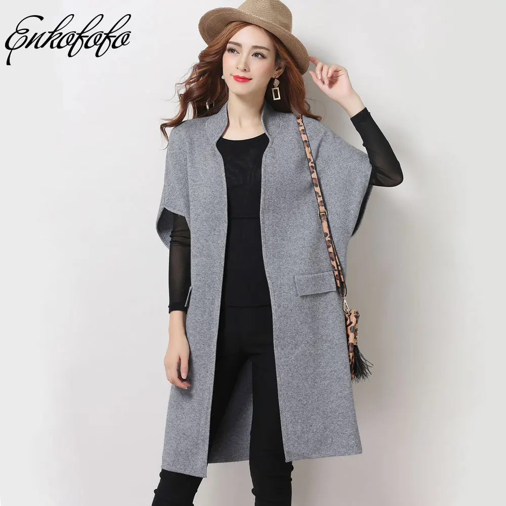 2019 Elegant Warm Autumn Winter Sweater Cardigan Women Casual Knit Stand Collar Open Front Bat Half Sleeve Grey Long Cardigan
2019 Elegant Warm Autumn Winter Sweater Cardigan Women Casual Knit Stand Collar Open Front Bat Half Sleeve Grey Long Cardigan