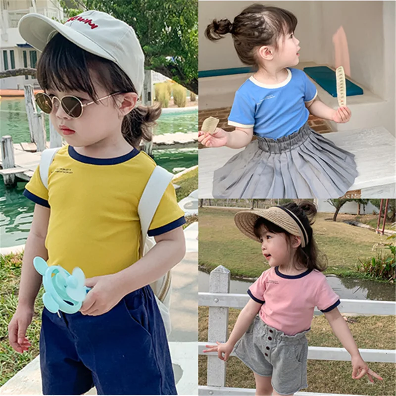 Boys and girls T-shirts letters and colours bottom shirts jackets summer clothes new children's clothes kids shirt girls tops
Boys and girls T-shirts letters and colours bottom shirts jackets summer clothes new children's clothes kids shirt girls tops