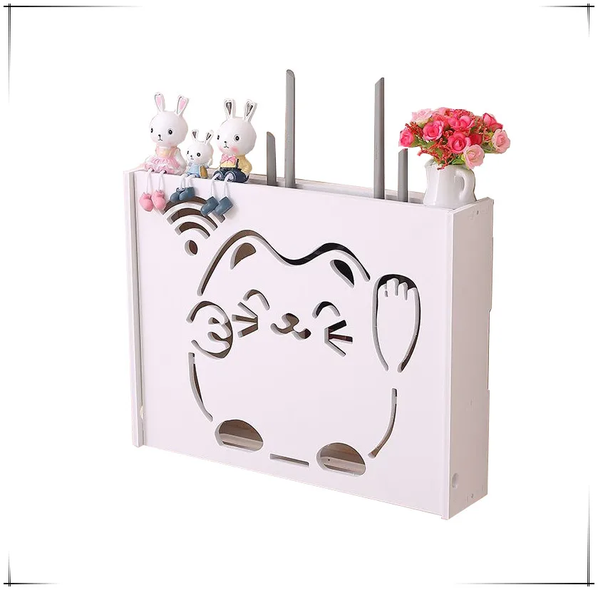 2019 Wireless Wifi Router Storage Box Wall Shelf Hanging Plug Board Bracket Cable boxes Wood-Plastic Home Decor Box For Router
2019 Wireless Wifi Router Storage Box Wall Shelf Hanging Plug Board Bracket Cable boxes Wood-Plastic Home Decor Box For Router