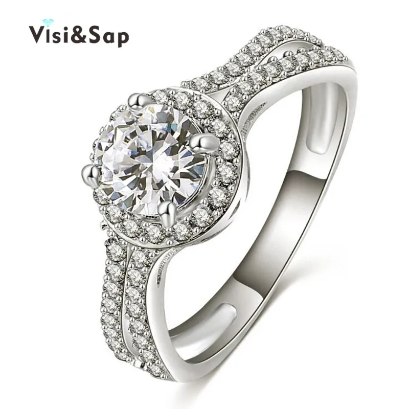 Visisap White Gold color icedout Rings For Women AAA cubic zirconia Vintage Wedding Ring fashion Jewelry Dropshipping VSR161
Visisap White Gold color icedout Rings For Women AAA cubic zirconia Vintage Wedding Ring fashion Jewelry Dropshipping VSR161