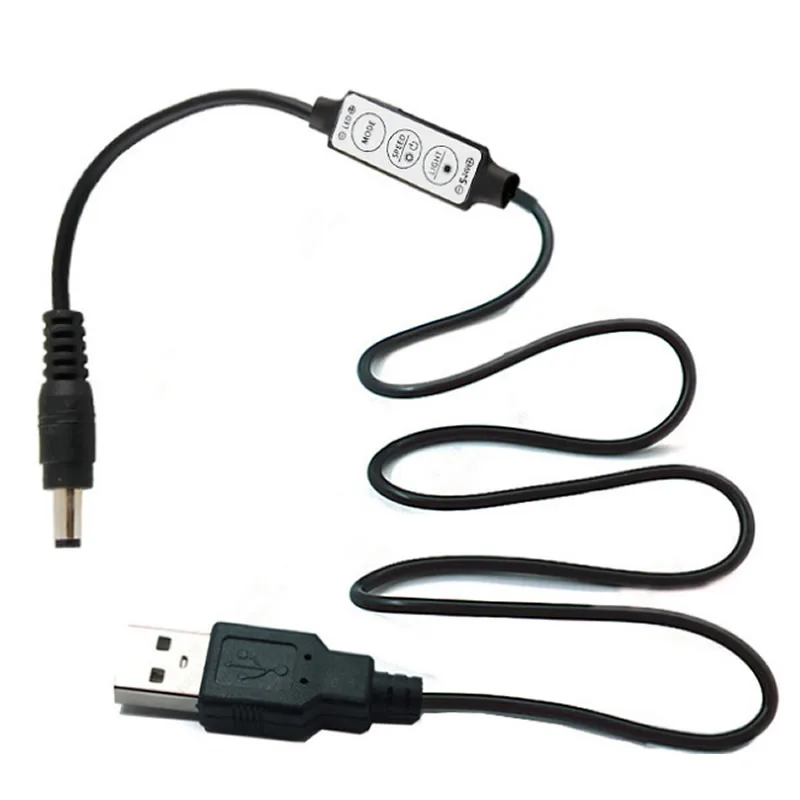 Mini USB Led Strip Controller DC 5V 2pin For 6A Single color Led Strip Tape Light 3 keys
Mini USB Led Strip Controller DC 5V 2pin For 6A Single color Led Strip Tape Light 3 keys