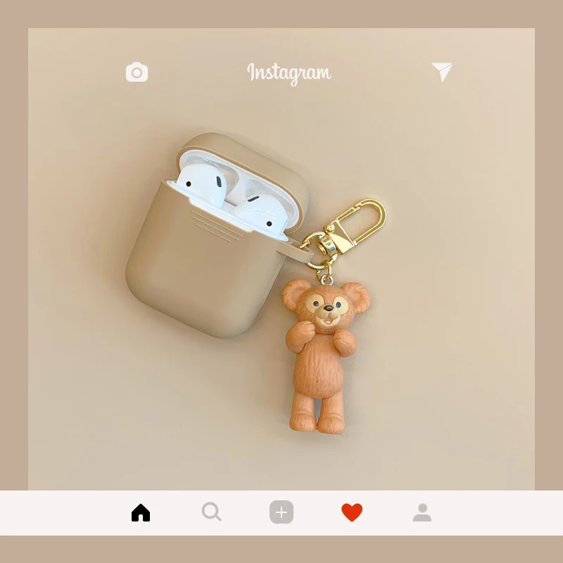 Cute Silicone Bluetooth Wireless Earphone Case For AirPods Protective Cover Accessories for Apple Airpods Charging Box Key Ring
Cute Silicone Bluetooth Wireless Earphone Case For AirPods Protective Cover Accessories for Apple Airpods Charging Box Key Ring