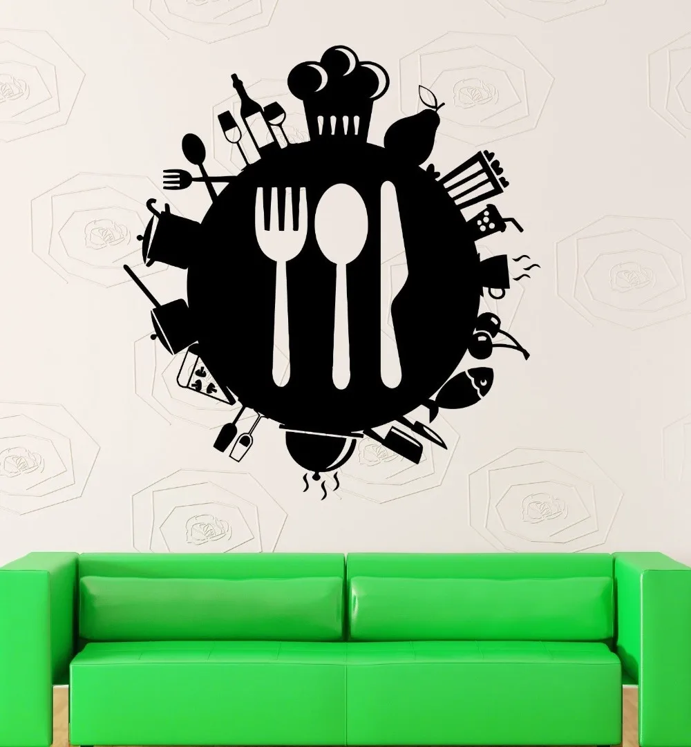 New Arrival Restaurant Vinyl Wall Decal Creative Cooking Housewife Kitchen Tools Mural Art Wall Sticker Home Kitchen Decoration
New Arrival Restaurant Vinyl Wall Decal Creative Cooking Housewife Kitchen Tools Mural Art Wall Sticker Home Kitchen Decoration