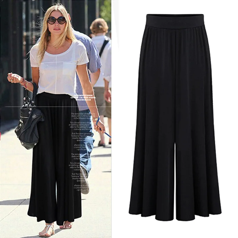 L-5XL Plus Size Women Casual Pants 2019 Summer Trousers Elastic Waist Loose Casual Joker High-end Wide-Legged Ankle-Length Pants
L-5XL Plus Size Women Casual Pants 2019 Summer Trousers Elastic Waist Loose Casual Joker High-end Wide-Legged Ankle-Length Pants
