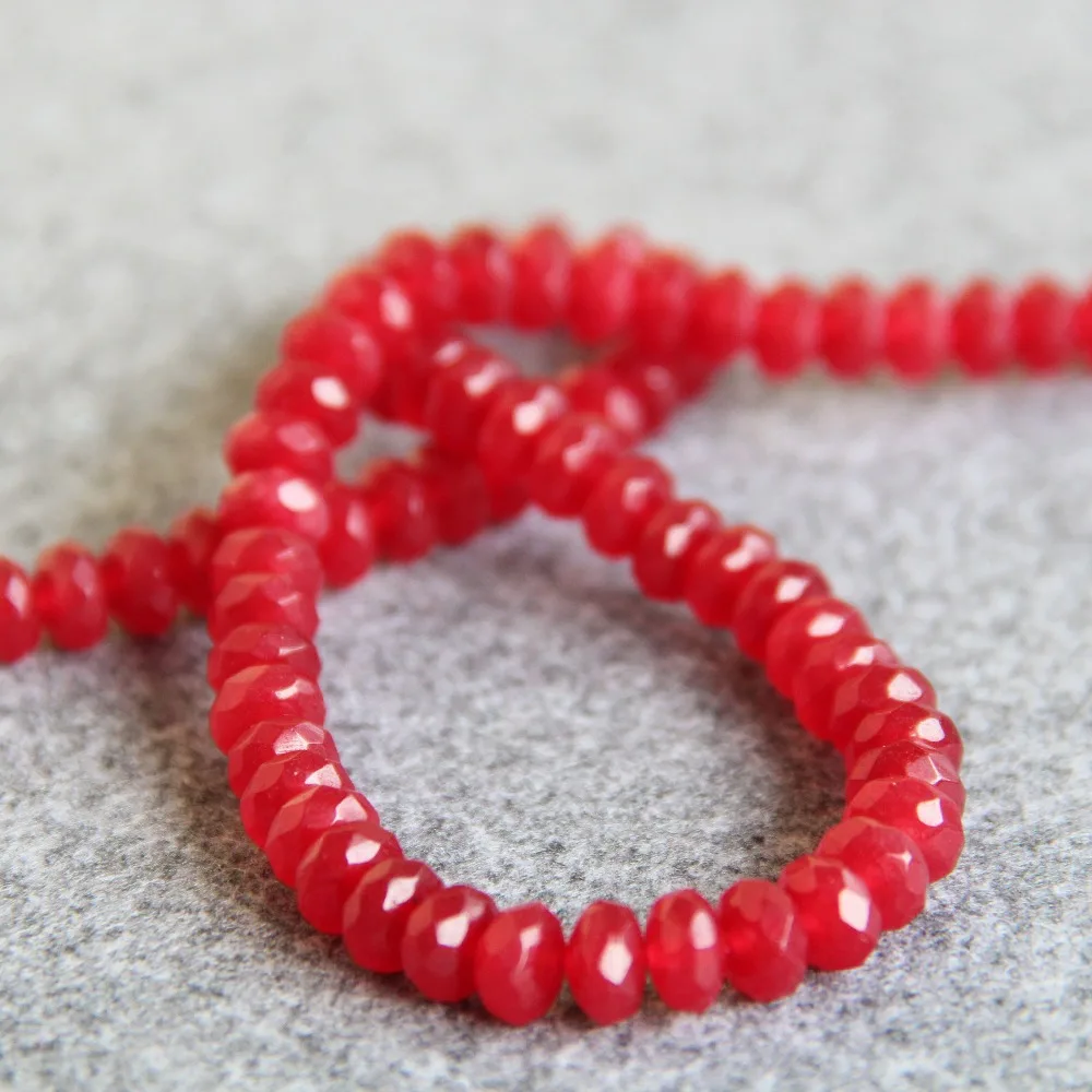 6x8mm Accessory Crafts Parts Faceted Red Abacus DIY Beads Semi Finished Stone Balls Gift 15inch Jewelry Making Wholesale Fitting
6x8mm Accessory Crafts Parts Faceted Red Abacus DIY Beads Semi Finished Stone Balls Gift 15inch Jewelry Making Wholesale Fitting
