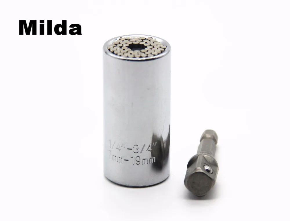 

Milda 7-19mm Multi-Function Hand Tool Set Repair Kit Screwdriver Wrench 7-19mm Universal magic Socket