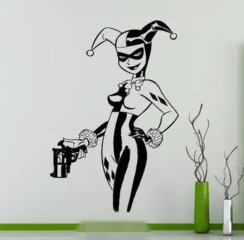 New arrival Harley Quinn Sticker DC Marvel Comics Superhero Poster Vinyl Decal Dorm Interior Decoration Teen Wall Art Mural
New arrival Harley Quinn Sticker DC Marvel Comics Superhero Poster Vinyl Decal Dorm Interior Decoration Teen Wall Art Mural