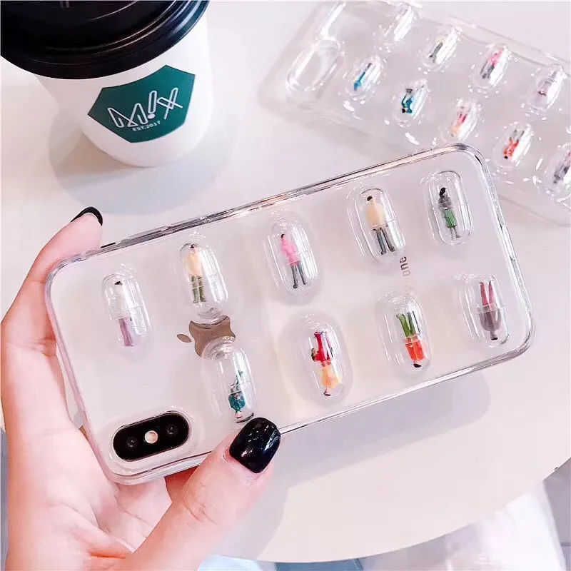 Ins Hot Phone Case For iphone 7 8 Case Capsule pill Human Art Fundas For iphone 6 6s 6plus 6s plus Case for Iphone X Cover Capa
Ins Hot Phone Case For iphone 7 8 Case Capsule pill Human Art Fundas For iphone 6 6s 6plus 6s plus Case for Iphone X Cover Capa