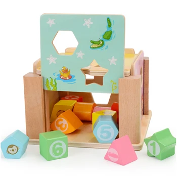 12Holes Intelligence Box Wooden Shape Sorter Baby Cognitive Matching Building Blocks Kids Children Early Eductional Toys D130
12Holes Intelligence Box Wooden Shape Sorter Baby Cognitive Matching Building Blocks Kids Children Early Eductional Toys D130