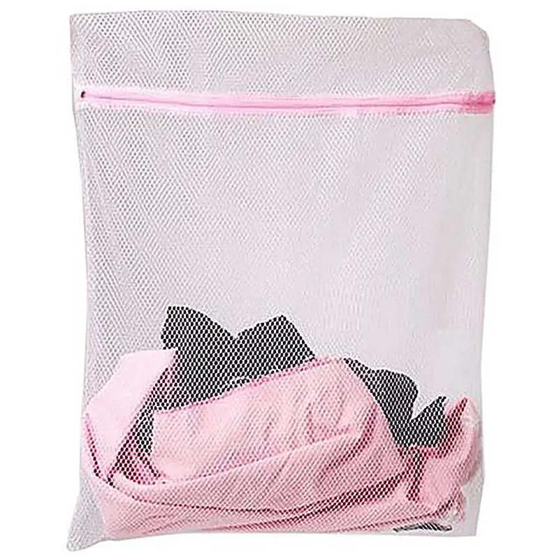 3 Sizes Zippered Mesh Laundry Wash Bags Foldable Delicates Lingerie Bra Socks Underwear Washing Clothes Protection Practical Net