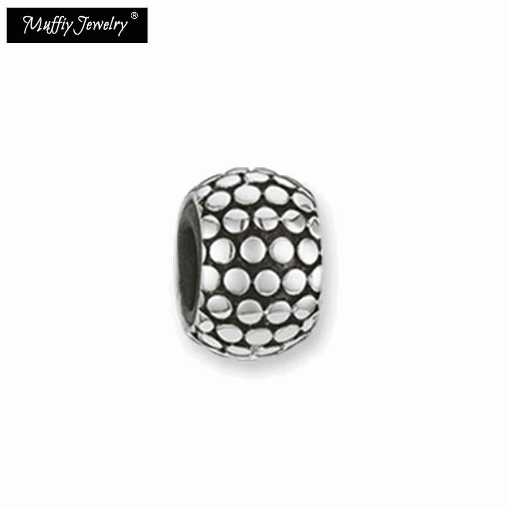 

Rivet Look Large Stopper Bead,Thomas Style Karma Jewelry Good Jewelry For Men Or Women,2017 Gift In 925 Sterling Silver