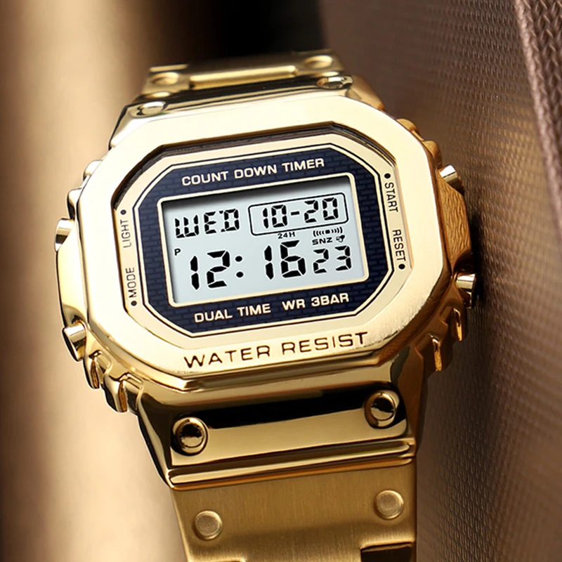 Waterproof Chronograph Countdown Sport Watches Men Luxury Casual Stainless Steel Digital Watch Top Brand Men's Watch Reloj Mujer
Waterproof Chronograph Countdown Sport Watches Men Luxury Casual Stainless Steel Digital Watch Top Brand Men's Watch Reloj Mujer