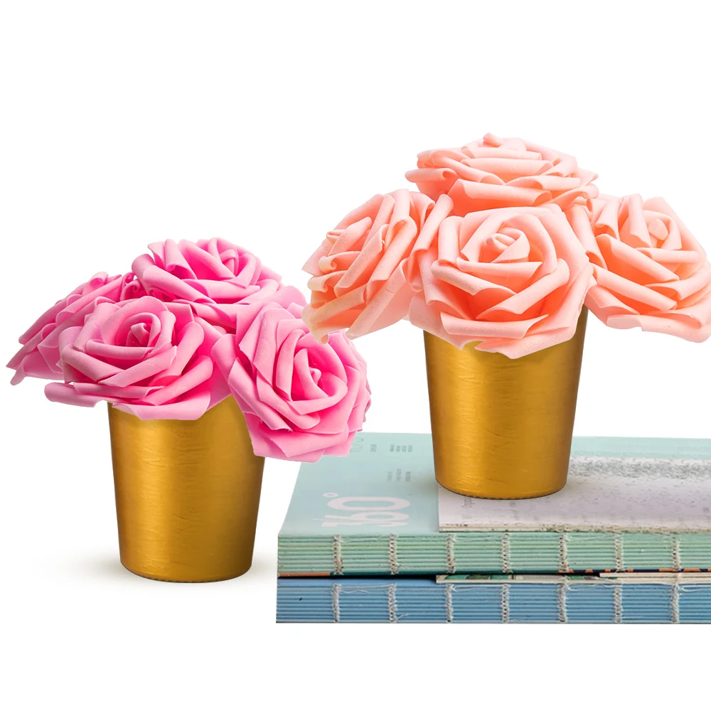 10 Heads 8CM New Colorful Artificial PE Foam Rose Flowers Bride Bouquet Home Wedding Decor Scrapbooking DIY Supplies
10 Heads 8CM New Colorful Artificial PE Foam Rose Flowers Bride Bouquet Home Wedding Decor Scrapbooking DIY Supplies