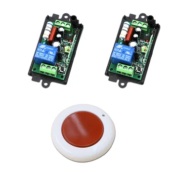 RF Remote Control Switch Wireless Remote Controller System 110V 220V 1CH 10A Relay Receiver Transmitter Learning Code 315/433Mhz
RF Remote Control Switch Wireless Remote Controller System 110V 220V 1CH 10A Relay Receiver Transmitter Learning Code 315/433Mhz