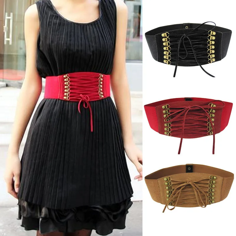 Womens Ladies Elastic Fashion Stretch Bounce Tassels Corset Waistband Waist Belt XS S M (Black/Red/Brown) BLTLL0002
Womens Ladies Elastic Fashion Stretch Bounce Tassels Corset Waistband Waist Belt XS S M (Black/Red/Brown) BLTLL0002