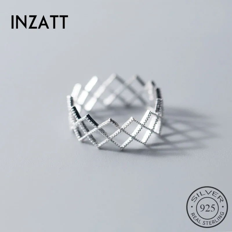 INZATT Real 925 Sterling Silver Minimalist Geometric Hollow Ring For Charming Women Party Fine Jewelry Trendy Accessories Gift
INZATT Real 925 Sterling Silver Minimalist Geometric Hollow Ring For Charming Women Party Fine Jewelry Trendy Accessories Gift