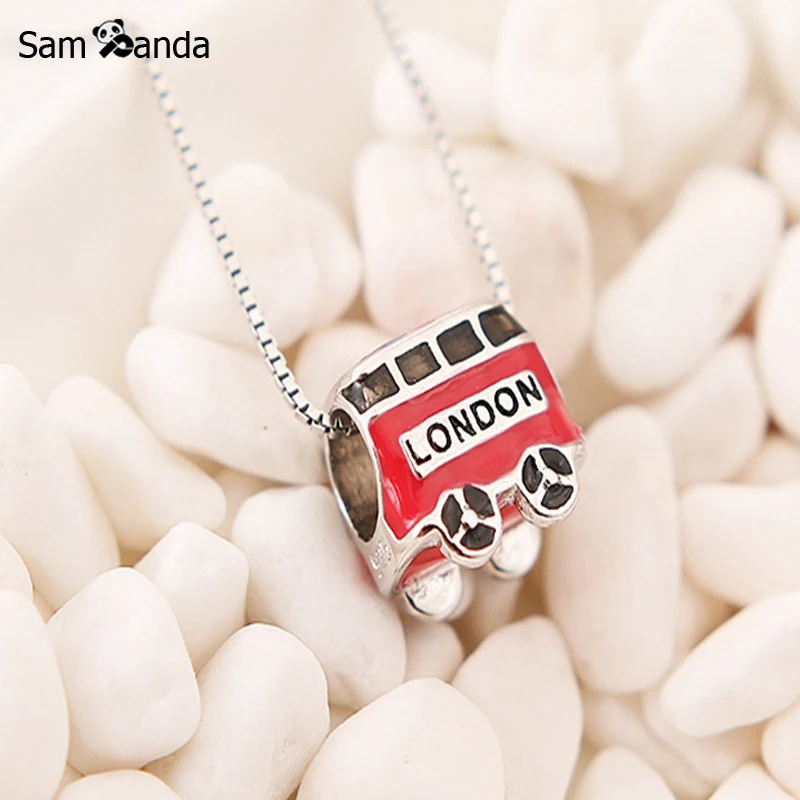 Authentic 100% 925 Sterling Silver London Bus Bead Charm Beads Fit Pandora Bracelets For Women DIY Gift Jewelry
Authentic 100% 925 Sterling Silver London Bus Bead Charm Beads Fit Pandora Bracelets For Women DIY Gift Jewelry