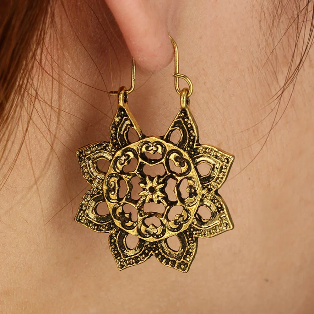 Zerotime #P8 2019 NEW FASHION Antique silver Gypsy Indian Tribal Ethnic Dangle Mandala Earrings Boho Luxury design Free Shipping
Zerotime #P8 2019 NEW FASHION Antique silver Gypsy Indian Tribal Ethnic Dangle Mandala Earrings Boho Luxury design Free Shipping