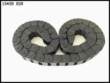 1pcs 15x20mm 15*20 mm R28 Cable Drag Chain Wire Carrier with End Connector 15mm x 20mm L1000mm 40" for 3D CNC Router Machine
1pcs 15x20mm 15*20 mm R28 Cable Drag Chain Wire Carrier with End Connector 15mm x 20mm L1000mm 40" for 3D CNC Router Machine