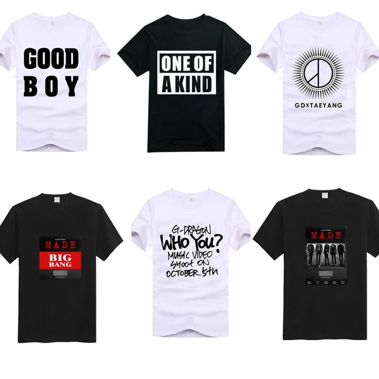 Kpop Bigbang kwon, made, same short-sleeved T-shirt, one of a kind short-sleeved kpop summer
Kpop Bigbang kwon, made, same short-sleeved T-shirt, one of a kind short-sleeved kpop summer