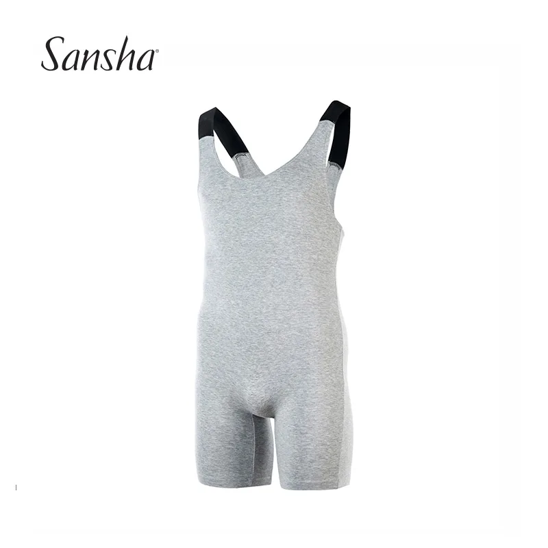 Sansha Men's Biketard Sleeveless Cotton Lycra Professional Dance Gym Fitness Unitard Bodysuit Ballet Leotards Dancewear C158C
Sansha Men's Biketard Sleeveless Cotton Lycra Professional Dance Gym Fitness Unitard Bodysuit Ballet Leotards Dancewear C158C