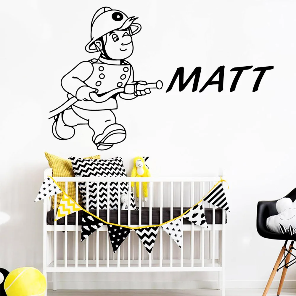Fun matt fireman Sticker Waterproof Vinyl Wallpaper Home Decor Kids Room Nature Decor Pvc Wall Decals muursticker
Fun matt fireman Sticker Waterproof Vinyl Wallpaper Home Decor Kids Room Nature Decor Pvc Wall Decals muursticker