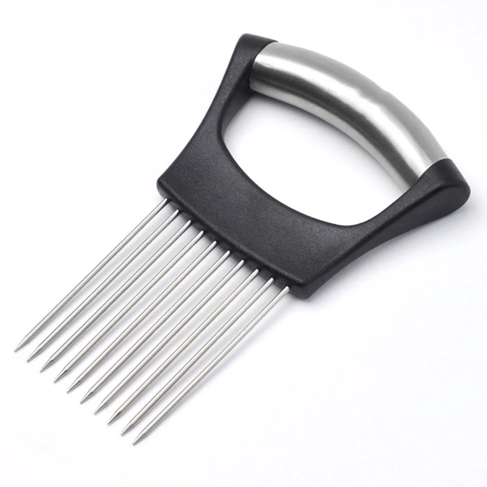 Premium 304 Stainless Steel Onion Holder Slicer Vegetable Tomato Cutter Kitchen Tools Gadget
Premium 304 Stainless Steel Onion Holder Slicer Vegetable Tomato Cutter Kitchen Tools Gadget