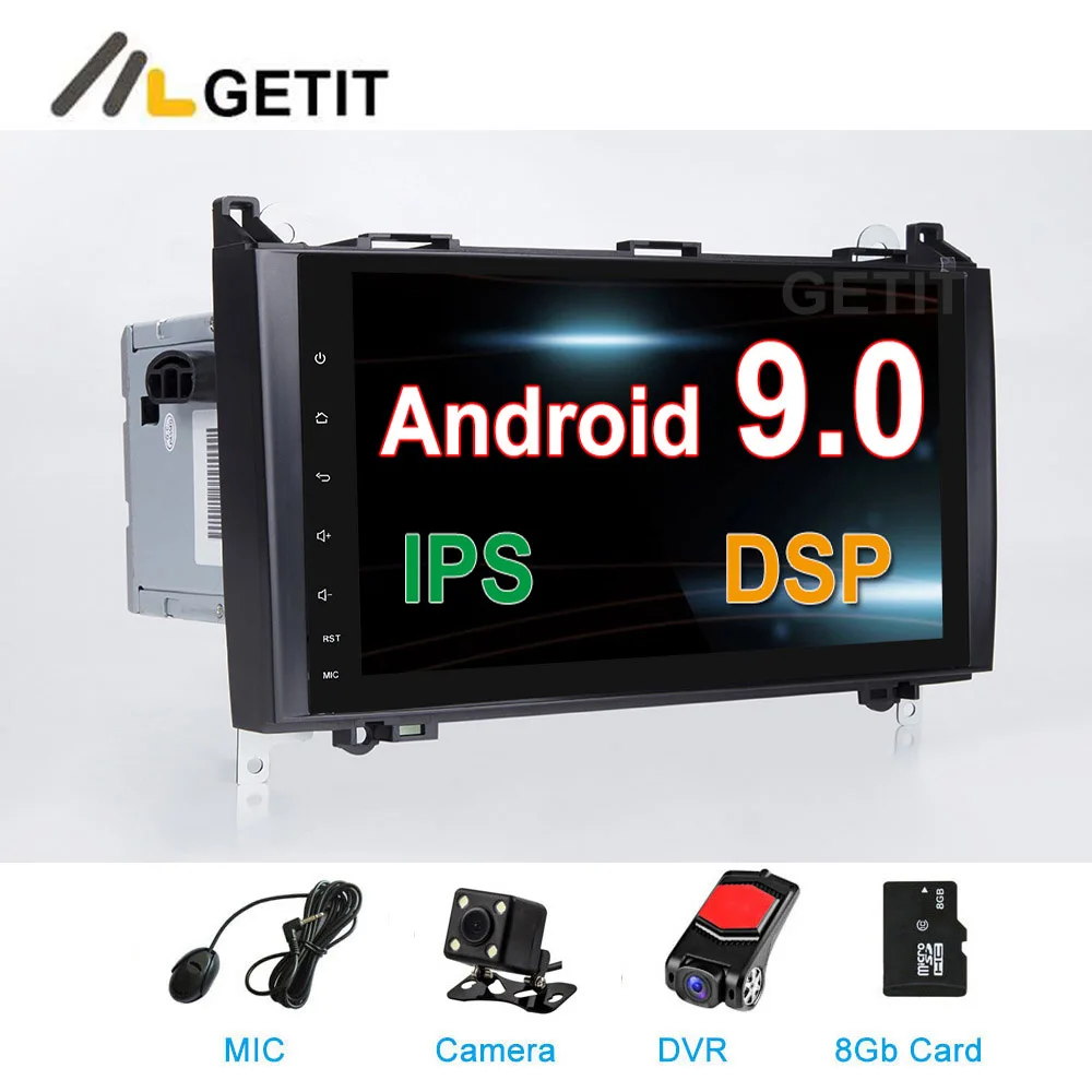 DSP Android 9 Car Radio Stereo GPS Head unit for Mercedes Benz B200 W169 W245 Viano Vito W639 Sprinter W906 VW Crafter
DSP Android 9 Car Radio Stereo GPS Head unit for Mercedes Benz B200 W169 W245 Viano Vito W639 Sprinter W906 VW Crafter