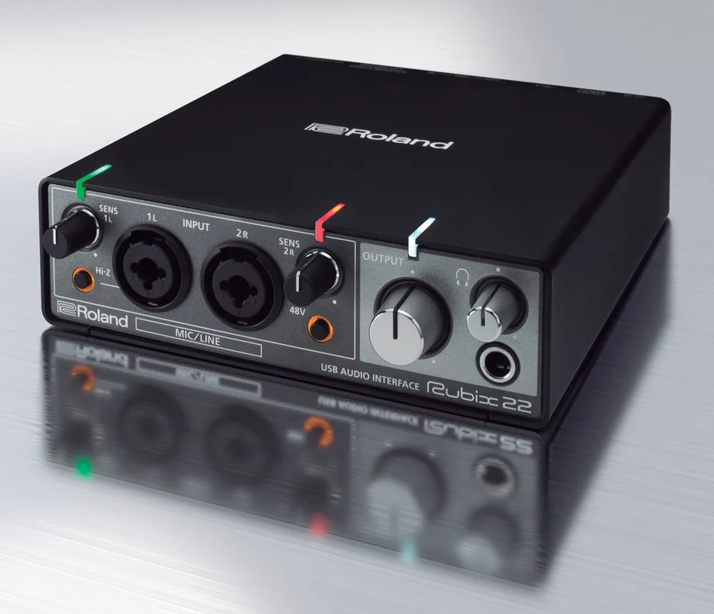 Roland Rubix22 USB sound card 2-IN/2-OUT HIGH-RESOLUTION INTERFACE FOR MAC, PC AND IPAD USB audio interface
Roland Rubix22 USB sound card 2-IN/2-OUT HIGH-RESOLUTION INTERFACE FOR MAC, PC AND IPAD USB audio interface