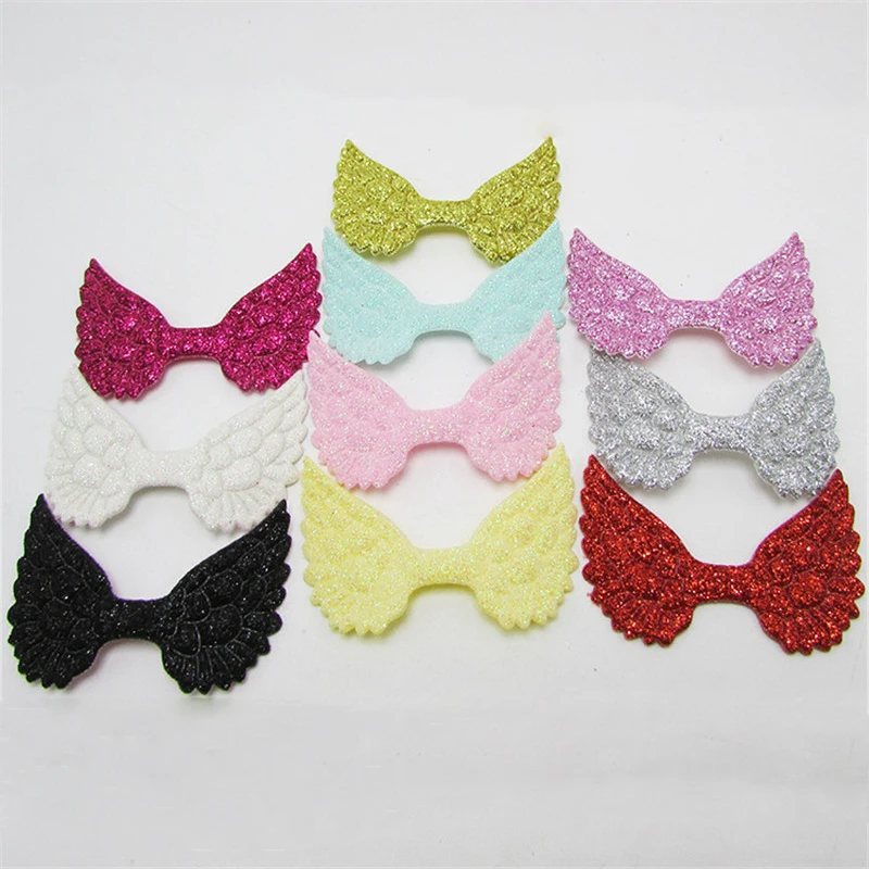 50pieces/set Cute Glitter Angel Wings Handmade Hair Clips Headband Accessories Fits DIY Craft Parts
50pieces/set Cute Glitter Angel Wings Handmade Hair Clips Headband Accessories Fits DIY Craft Parts
