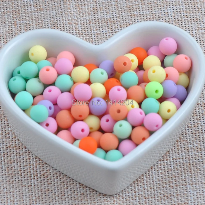 Акриловые бусины разных цветов 10 мм 50 шт.|beads large|bead curtainjewelry bead patterns |