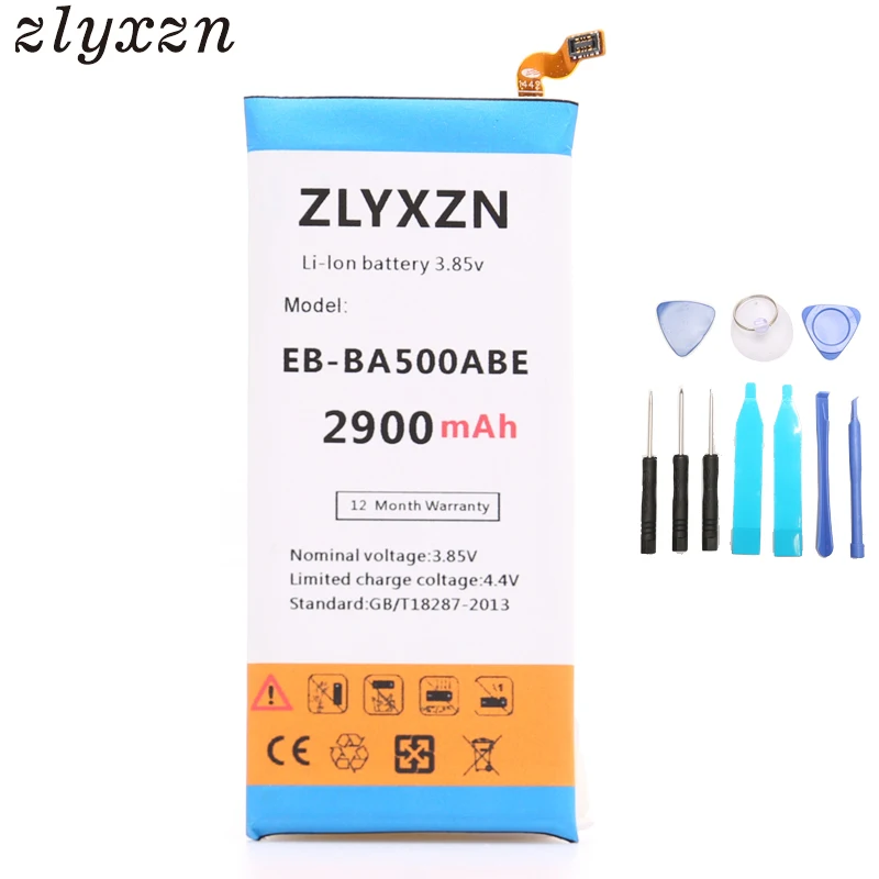 2900mAh EB-BA500ABE Battery for Samsung Galaxy A5 2015 A5000 A5009 A500F A500H SM-A500F A500K SM-A500FU SM-A500 + TooLs
2900mAh EB-BA500ABE Battery for Samsung Galaxy A5 2015 A5000 A5009 A500F A500H SM-A500F A500K SM-A500FU SM-A500 + TooLs