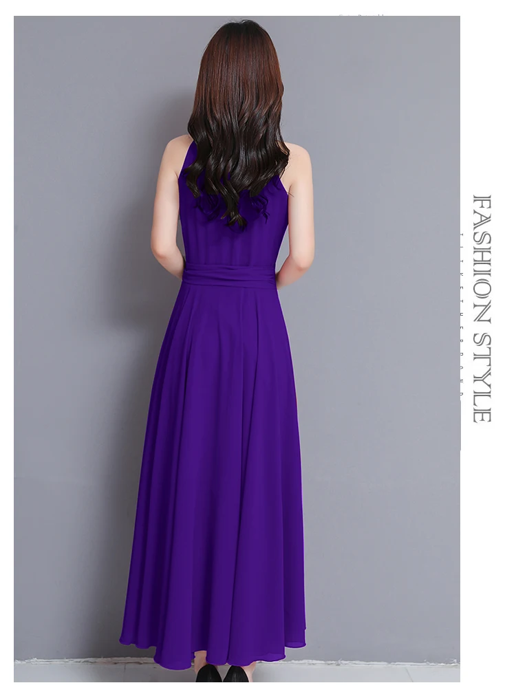 ummer Formal Dress Women Elegant Sleeveless V-neck Plus Size 2019 Women Dresses Evening Party Long Maxi Dress Chiffon Boho Robe11