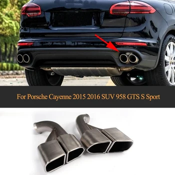 Exhaust Pipe Exhaust End Pipes Auto Mufflers for Porsche Cayenne 2015 2016 SUV 958 GTS S Sport
Exhaust Pipe Exhaust End Pipes Auto Mufflers for Porsche Cayenne 2015 2016 SUV 958 GTS S Sport